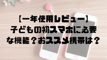 【節約】子どもの初めての携帯を格安SIMで契約！ＤＭＭモバイルで1年間使用レビュー！ネット契約も安くなる